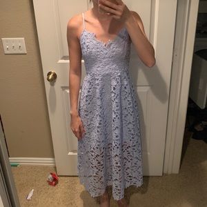 Astr the Label Lace ALine Midi Dress